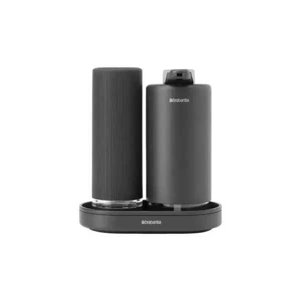 Set dispensere cu suport, Brabantia, SinkStyle, antracit