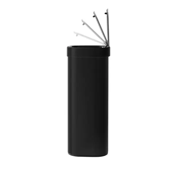 Cos de gunoi push, EKO, Loft, 40 litri, negru mat