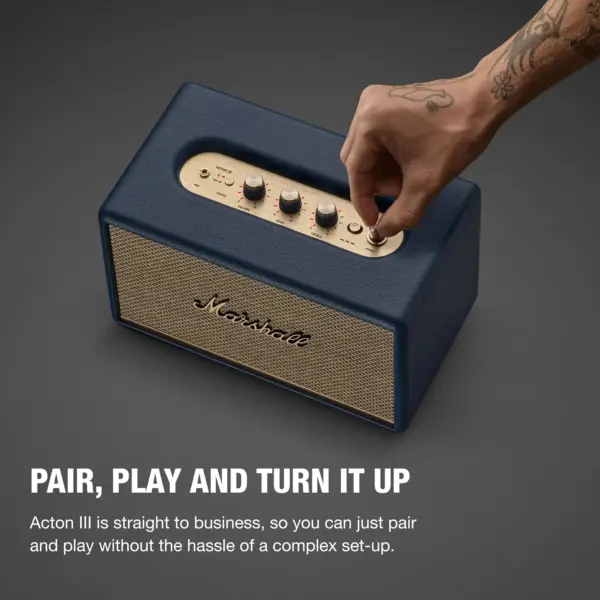 Boxa wireless, Marshall, Acton III, bleumarin