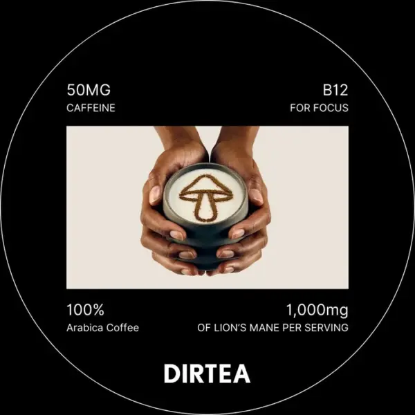 Cafea organica cu ciuperci adaptogene, DIRTEA, 150 g