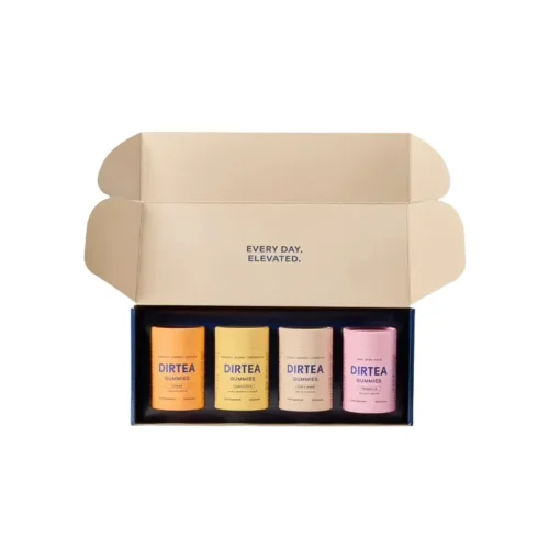 Set jeleuri cu ciuperci adaptogene, DIRTEA, Gummies Discovery Set, 4 x 60 jeleuri