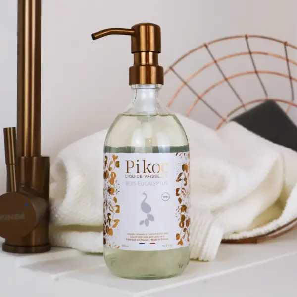 Detergent de vase, Pikoc, piper alb si cedru, 500 ml