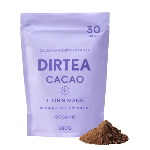 Cacao organica cu ciuperci adaptogene, DIRTEA, 180 g