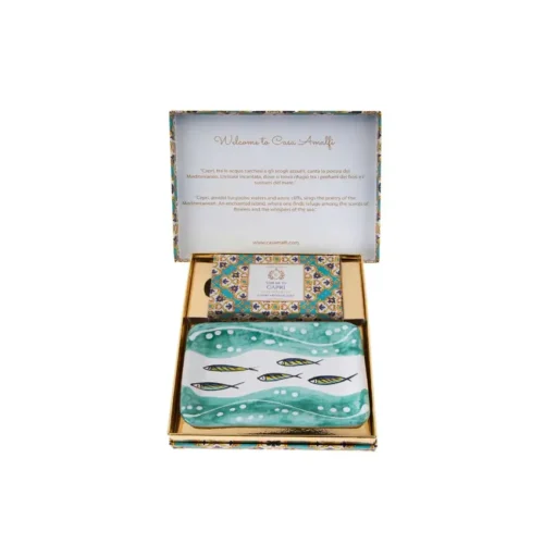 Set cadou sapun artizanal si sapuniera, Casa Amalfi, Take me to Capri, 150 g