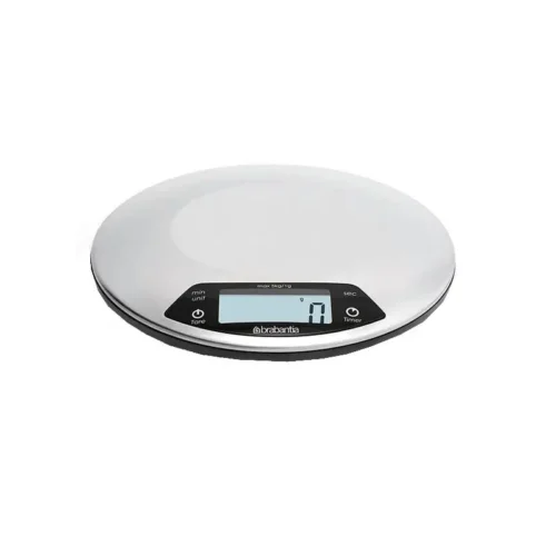 Cantar de bucatarie digital cu bol, Brabantia, 5 kg, inox