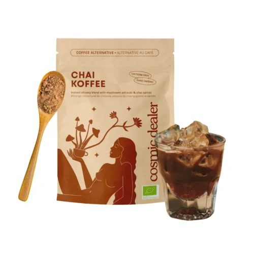 Alternativa pentru cafea cu ciuperci adaptogene, Cosmic Dealer, Chai Koffee Blend, 120 g
