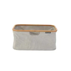 Cos pentru rufe pliabil, Brabantia, Foldable, 40 litri, gri