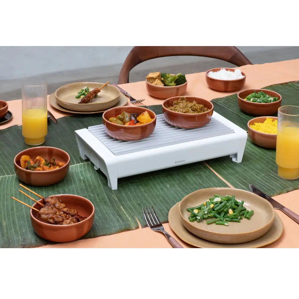 Plita/placa pentru mentinere la cald alimente, Brabantia, Food Warmer, alb