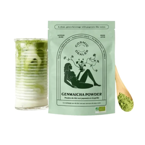 Ceai verde organic, Cosmic Dealer, Genmaicha Latte Powder, 120 g