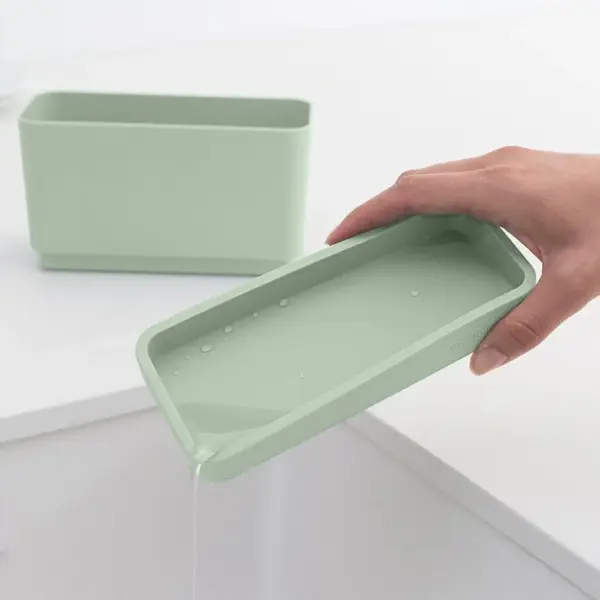 Organizator pentru chiuveta, Brabantia, SinkSide, verde pastel