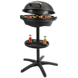 Gratar electric de gradina, ProfiCook, Ø 36 cm, negru