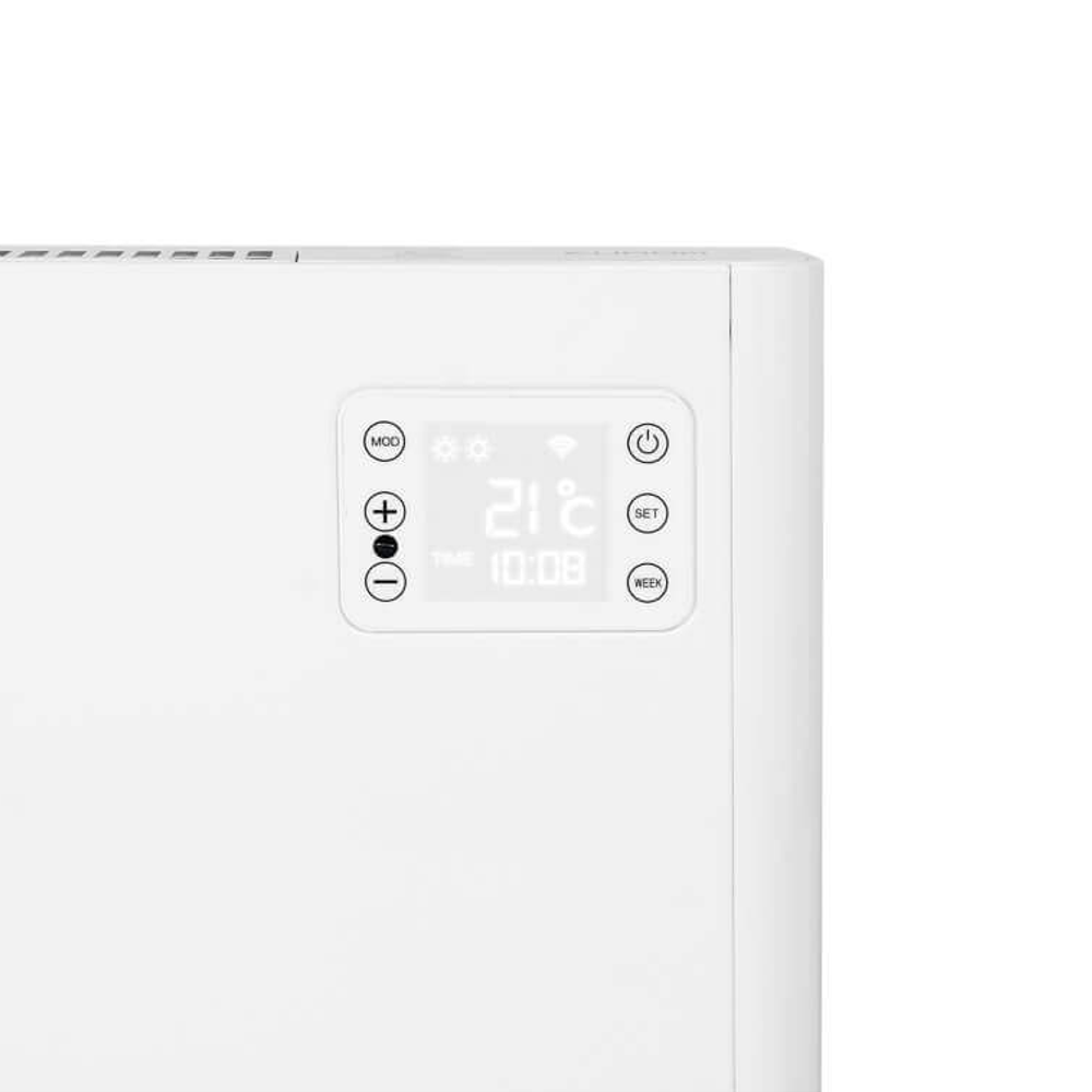 Aeroterma electrica de perete/podea, Eurom, Alutherm Wi-Fi, 2000 W, alb