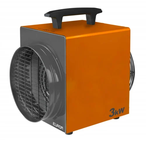 Aeroterma electrica industriala, Eurom, 3000 W, portocaliu