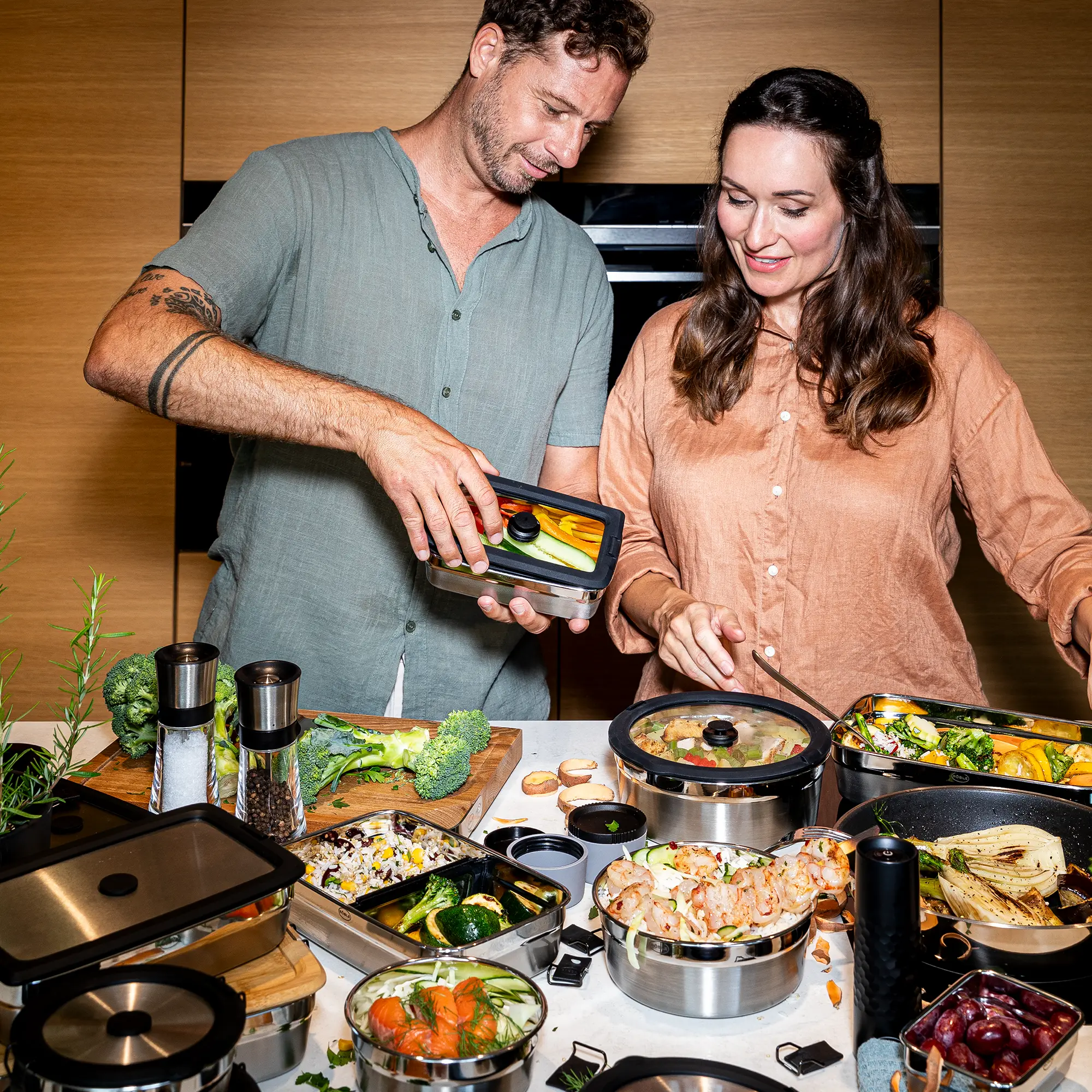 Caserola Flexx2Go, Rosle, 1.5 litri, inox