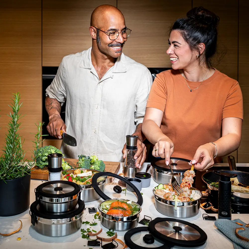 Caserola Flexx2Go, Rosle, 1.4 litri, inox