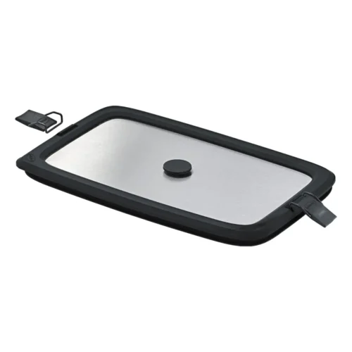 Capac din otel inoxidabil pentru caserola Flexx2Go, Rosle, 1.5 litri, inox