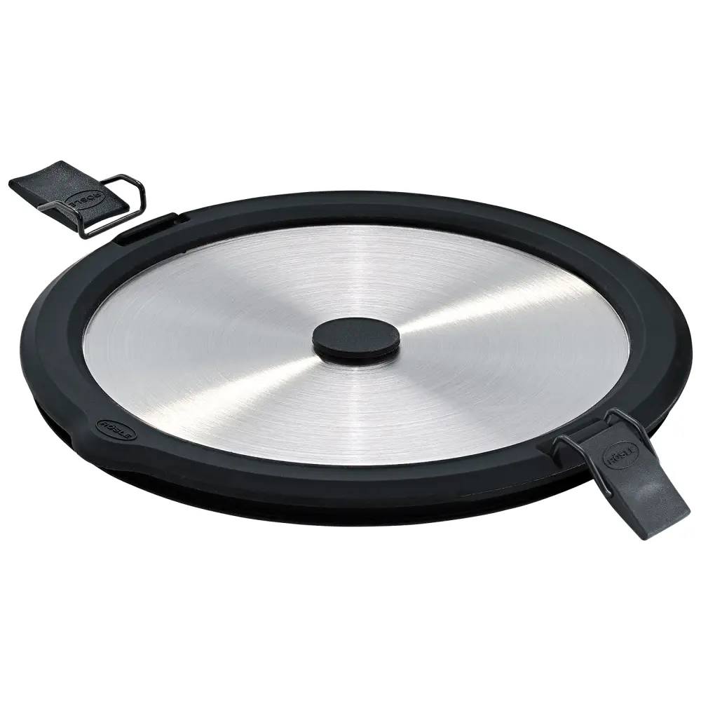 Capac din otel inoxidabil pentru caserola Flexx2Go, Rosle, 0.8 litri, inox