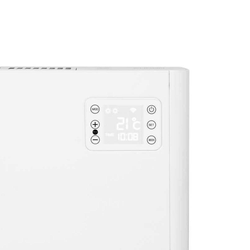 Aeroterma electrica de perete/podea, Eurom, Alutherm Wi-Fi, 1000 W, alb