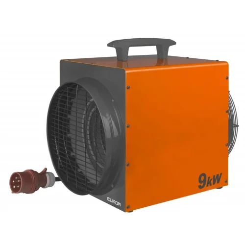 Aeroterma electrica industriala, Eurom, 9000 W, portocaliu