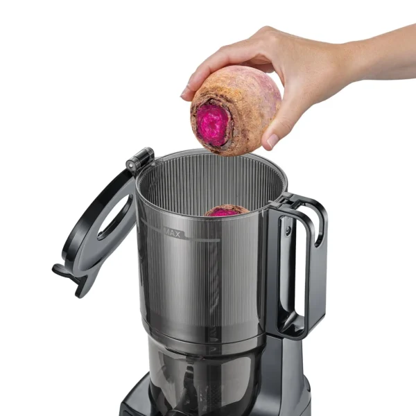 Slow juicer/storcator cu presare la rece, Caso Germany, negru
