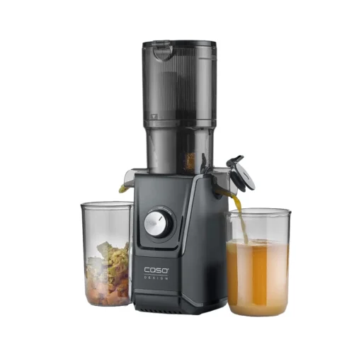 Slow juicer/storcator cu presare la rece, Caso Germany, negru