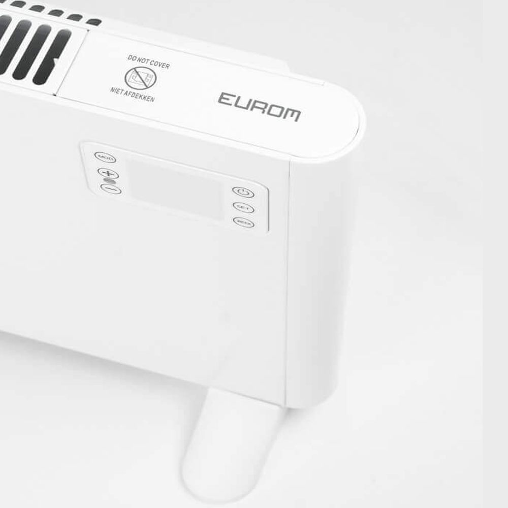 Aeroterma electrica de perete/podea, Eurom, Alutherm Wi-Fi, 1000 W, alb