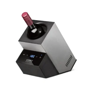 Racitor de vin, 1 sticla, Caso Germany, WineCase Deluxe, inox