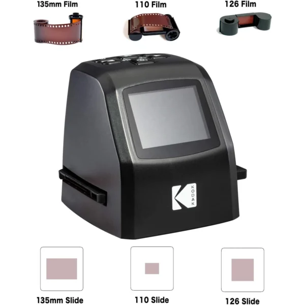 Mini Scanner pentru film si diapozitive, Kodak, negru