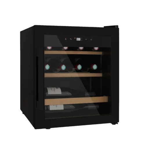 Racitor de vinuri, 15 sticle, LES PETITS CHAMPS, CAVCB15, negru