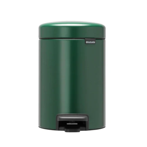 Cos de gunoi cu pedala, Brabantia, NewIcon, 3 litri, verde