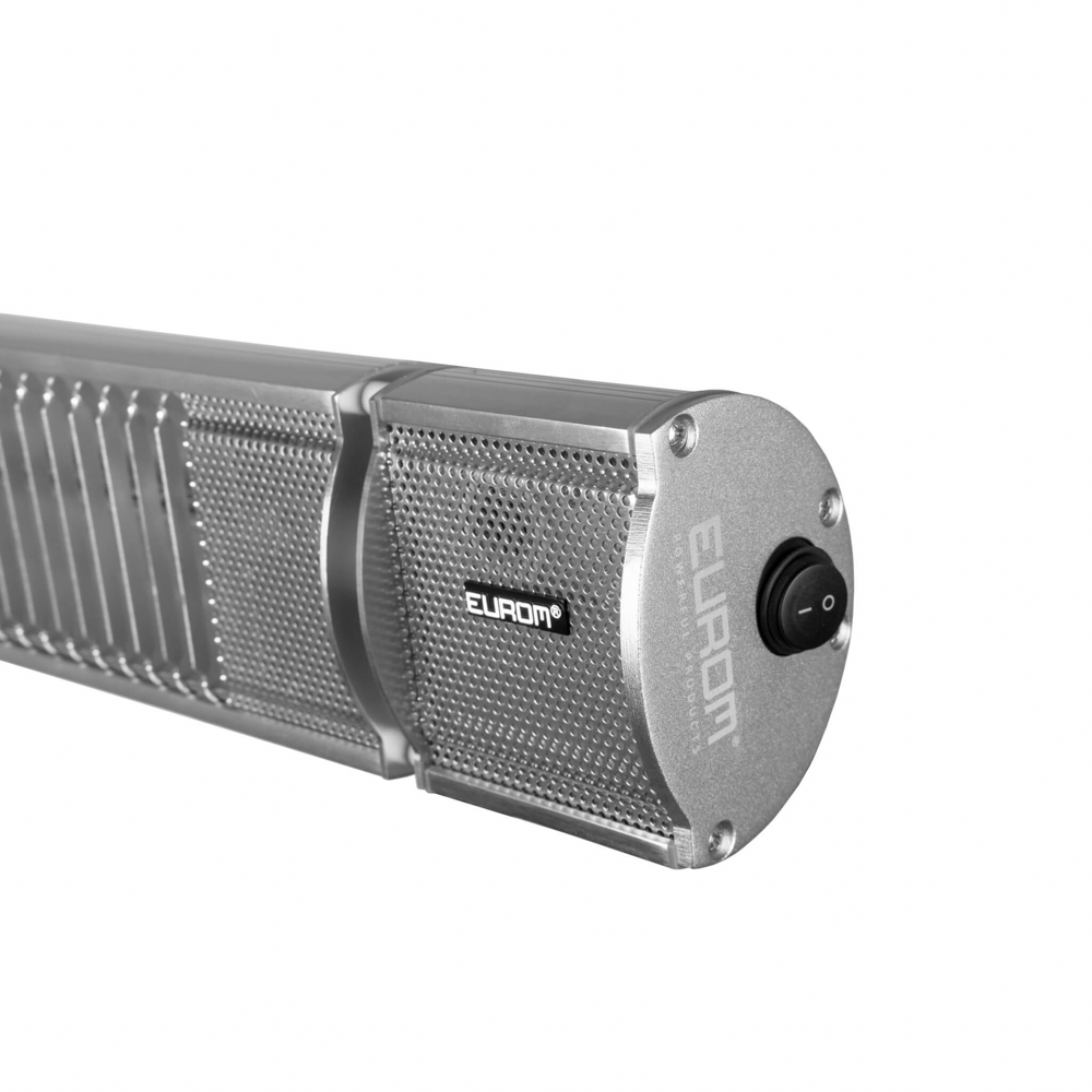 Radiator electric pentru terasa, Eurom, Golden 1800 Comfort RC, argintiu