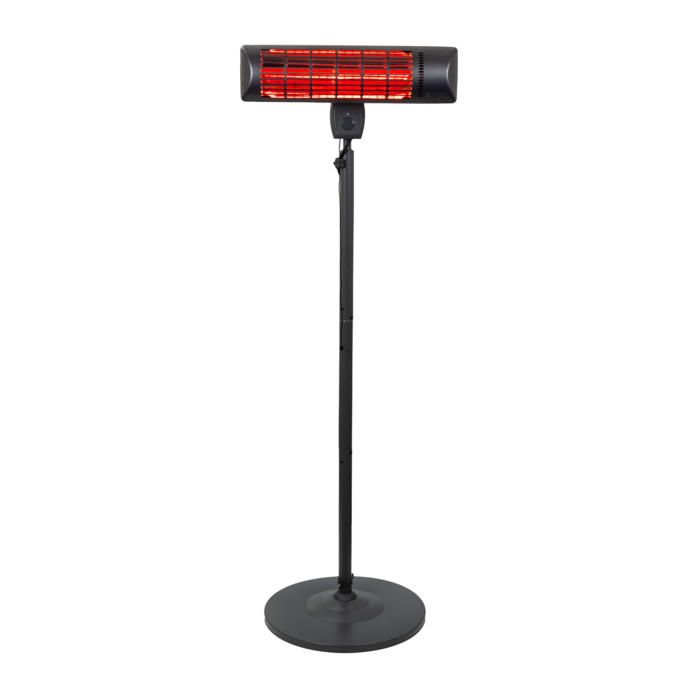 Radiator electric vertical pentru terasa, Eurom, Q-Time Golden 1800S, negru