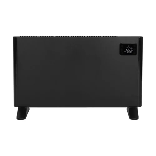 Aeroterma electrica de perete/podea, Eurom, Alutherm Wi-Fi, 1500 W, negru