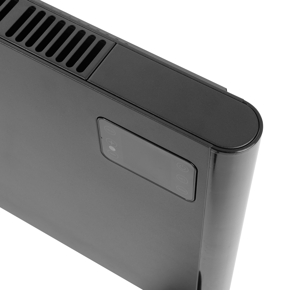 Aeroterma electrica de perete/podea, Eurom, Alutherm Wi-Fi, 1500 W, negru