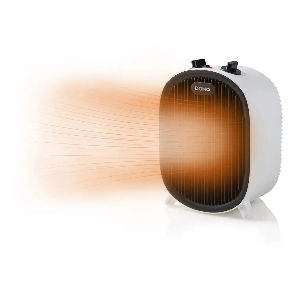 Aeroterma electrica, DOMO, 2000 W, alb