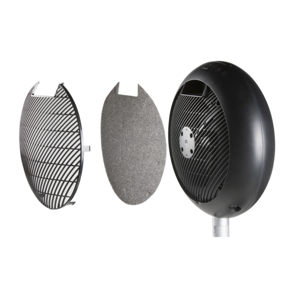 Aeroterma electrica cu picior, DOMO, Heat-i, 2000 W, negru