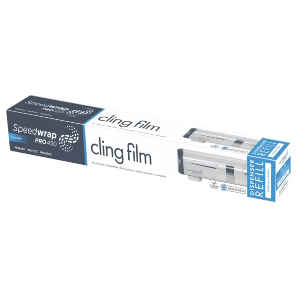 Folie alimentara stretch, 450 mm x 300 m, Prowrap, PE Cling
