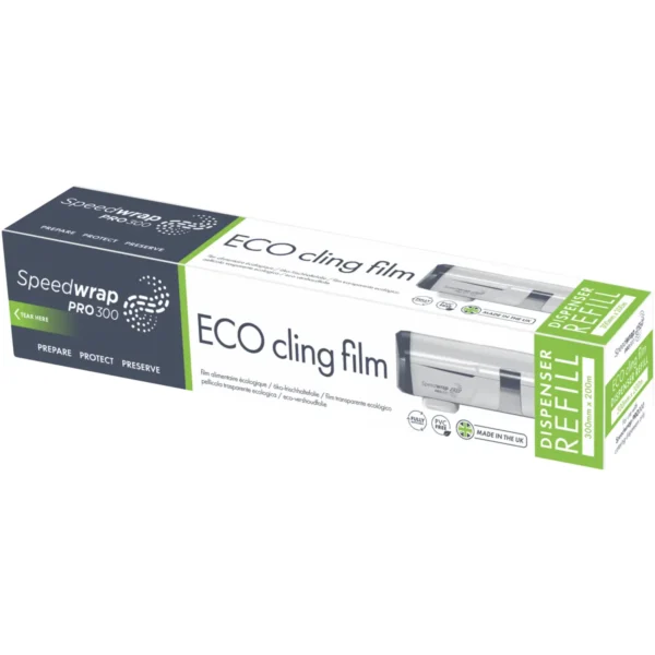 Folie alimentara stretch, 200 cm x 300 mm, Prowrap, Ecocling