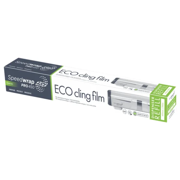 Folie alimentara stretch, 450 cm x 200 mm, Prowrap, Ecocling