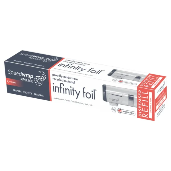 Folie aluminiu profesionala, 300 mm x 90 m, Prowrap, Infinity Foil