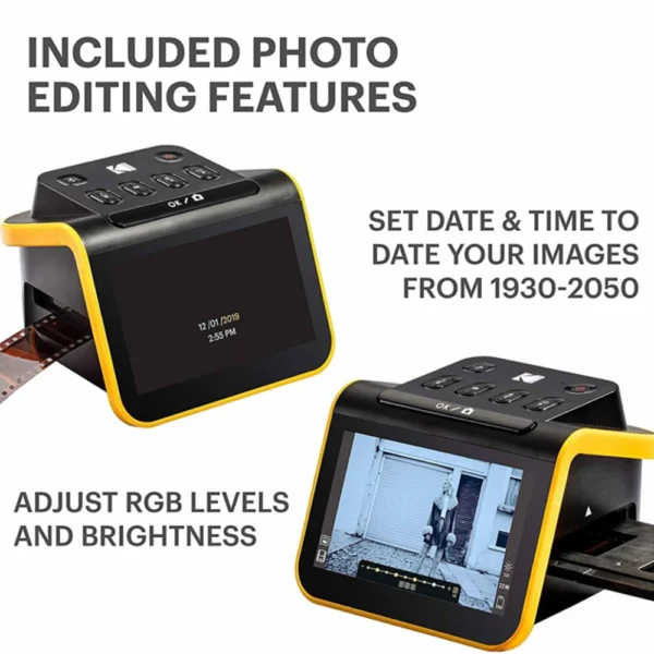 Scanner digital pentru film si diapozitive, Kodak, Slide N Scan, negru