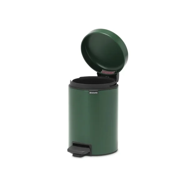 Cos de gunoi cu pedala, Brabantia, NewIcon, 3 litri, verde