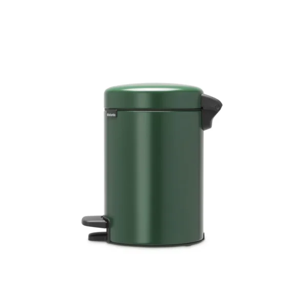 Cos de gunoi cu pedala, Brabantia, NewIcon, 3 litri, verde