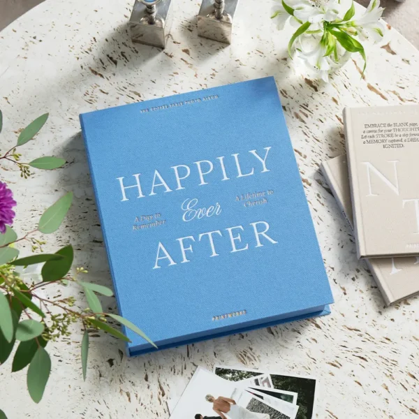 Album foto 60 de poze 10 x 15 cm, Printworks, Happily Ever After, albastru