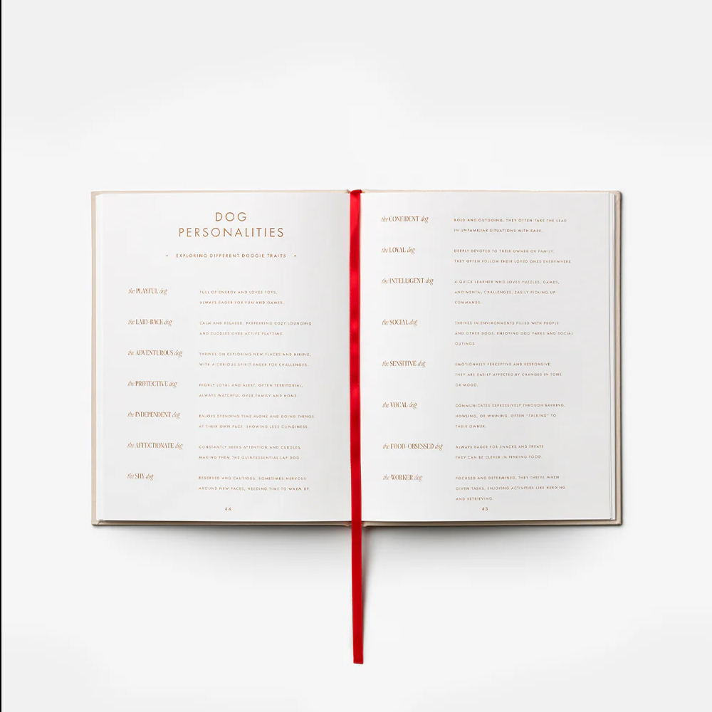 Jurnal pentru patruped, 64 pagini, Printworks, A Dog's Life, crem