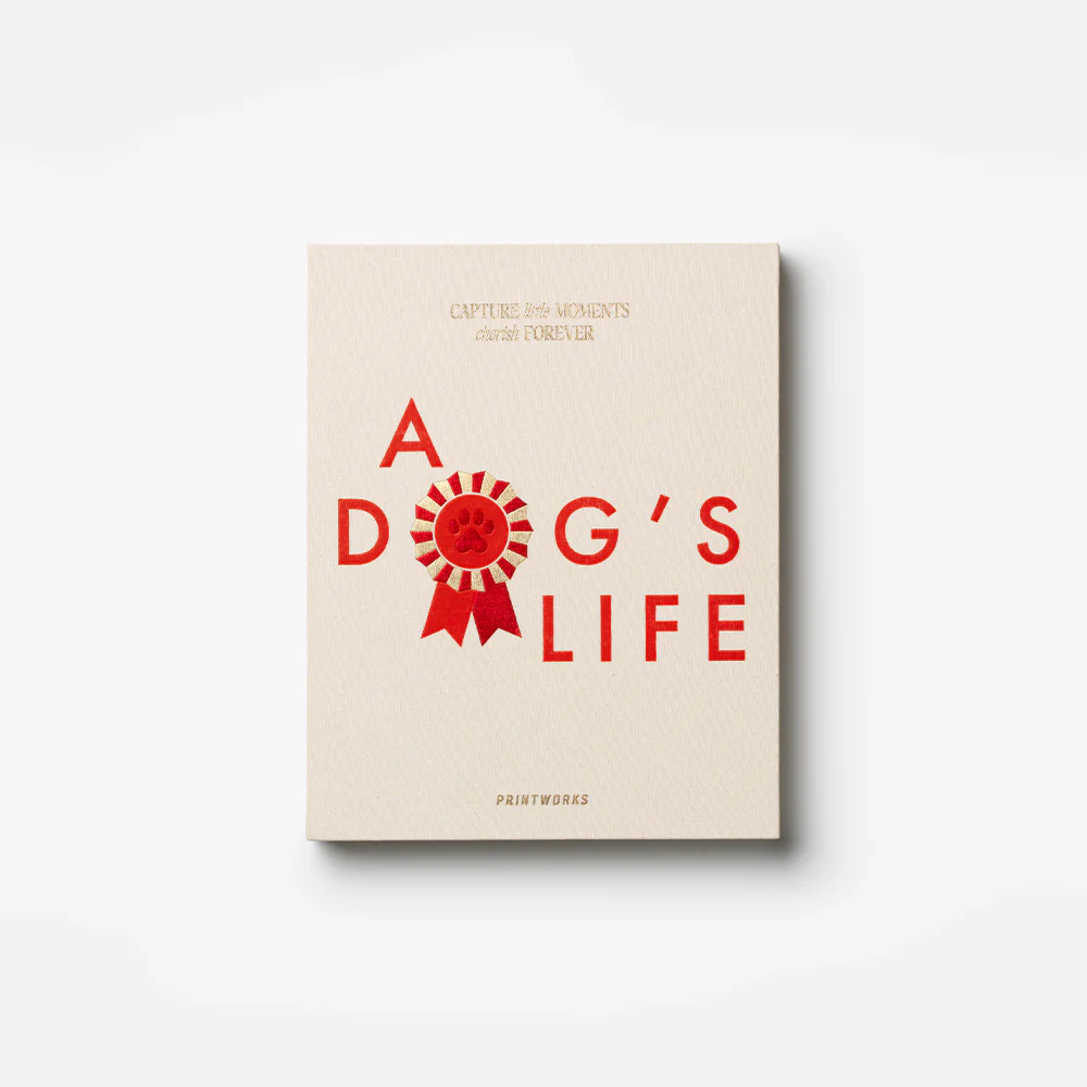 Jurnal pentru patruped, 64 pagini, Printworks, A Dog's Life, crem