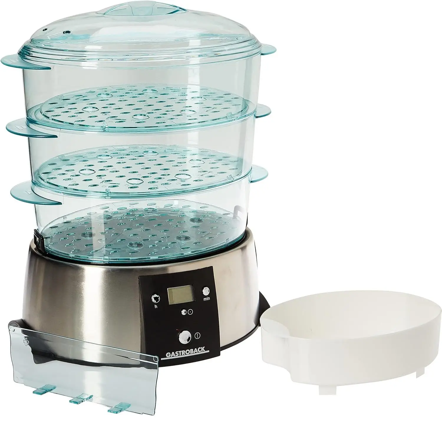 Aparat de gatit cu aburi, Gastroback, 650 W, inox