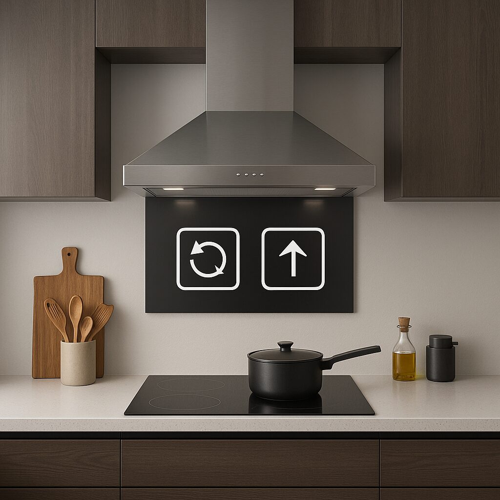 Hote cu recirculare sau evacuare externă? Ce alegi pentru bucătăria ta