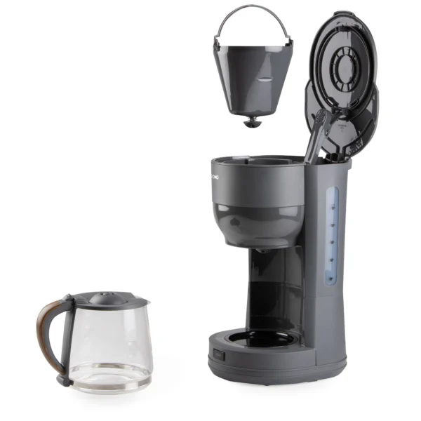 Cafetiera, DOMO, 1.25 litri, gri mat