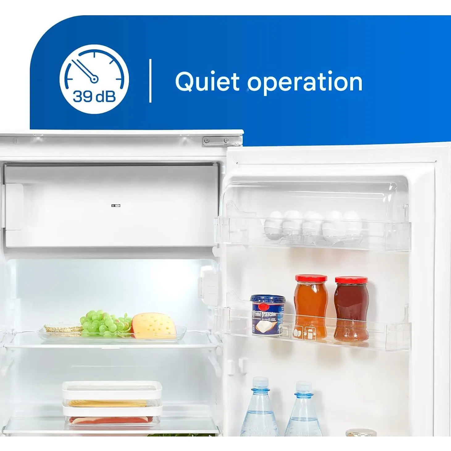Mini frigider undercounter, Exquisit, 119 litri, alb